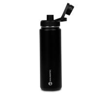 Garrafa Térmica Inox Goldentec 750ml Preto para bebidas quentes ou frias com tampa com bico e base emborrachada