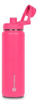 Garrafa Térmica Inox Goldentec Termic 750 ml para bebidas quentes ou frias com tampa, bico e base emborrachada Rosa Pink