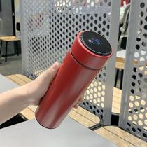 Garrafa Térmica Inox Inteligente 500ml Com Medidor De Temperatura MS704