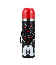 Garrafa Térmica Inox Mickey 500ml - Alça e Copo Vermelho - Disney