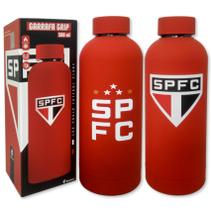 Garrafa Térmica Inox São Paulo F.C. Emborrachada Oficial 500ml