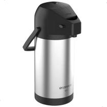 Garrafa Térmica Inox Soprano Excelence Com Alavanca Garrafa Térmica Inox Soprano Excelence Com Alavanca