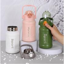 Garrafa térmica inox Sport 1000ML e 800ML