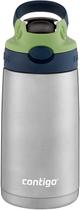 Garrafa Termica Inox Squeeze Infantil Autospout 384Ml Verde