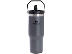Garrafa Térmica Inox Stanley 887ml Flip Straw - Charcoal Garrafa Térmica Inox Stanley 887ml Flip Straw - Charcoal
