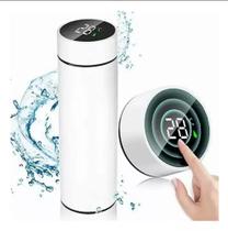 Garrafa Termica Inox Termometro Visor Led Tampa Vacuo 500ml Garrafa Termica Inox Termometro Visor Led Tampa Vacuo 500ml