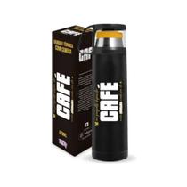 Garrafa Térmica Inox Trendy Parede Dupla 470ml Café - Casual Store