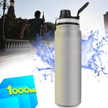 Garrafa Térmica Inoxidável 1L Conserva Bebida Quente ou Fria 070 Garrafa Térmica Inoxidável 1L Conserva Bebida Quente ou Fria 070