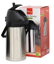 Garrafa Térmica Inquebrável 1,6 L Em Inox Pressão - Wincy