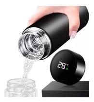 Garrafa Térmica Inteligente 500ml Sensor De Temperatura Digital Led Café Água Quente Gelado