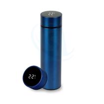Garrafa Térmica Inteligente Aço Inox Sensor Digital - Azul