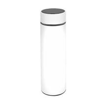 Garrafa Térmica Inteligente De Inox 500ml Tampa C/Sensor De Temperatura Led Água Café Chá Branco