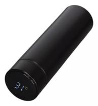 Garrafa Térmica Inteligente - Inox - Com Termômetro Digital Cor Preta