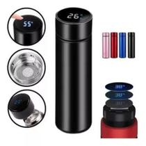 Garrafa Térmica Inteligente Sensor De Temperatura Digital Led Café Água Quente Gelado