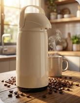 Garrafa Térmica Invicta 1,8L Bege Pressão Airpot Garrafa Térmica Invicta 1,8L Bege Pressão Airpot