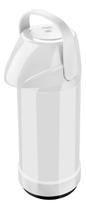 Garrafa Térmica Invicta GLT Pressão Com Alça 1L Branco Café Chá Chimarrão Garrafa Térmica Invicta GLT Pressão Com Alça 1L Branco Café Chá Chimarrão