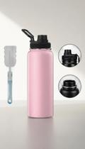 Garrafa Térmica Isolada 1200ml Rosa Esporte Garrafa Térmica Isolada 1200ml Rosa Esporte