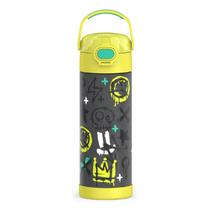 Garrafa Térmica Isolada a Vácuo Thermos Funtainer 473ml - Estampa Graffiti Boy