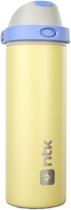 Garrafa Térmica Isomax Straw 710ml NTK Amarelo Alta Performance, Isolamento Térmico e Parede Dupla