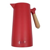 Garrafa Térmica Jarra De Café 1 Litro Cabo Madeira Wood 1 Un Garrafa Térmica Jarra De Café 1 Litro Cabo Madeira Wood 1 Un