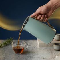 Garrafa Térmica Kyoto 1L com Cabo de Bambu Isolamento Premium para Café e Chá em Estilo Escandinavo color:Cinza Garrafa Térmica Kyoto 1L com Cabo de Bambu Isolamento Premium para Café e Chá em Estilo Escandinavo color:Cinza