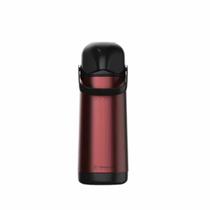 Garrafa termica lumina 1l inox vermelho 9751vms - Termolar