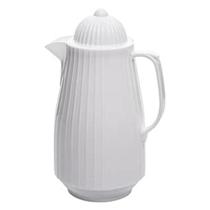 Garrafa Térmica Lyor Branca 400ml Design Clássico Café Chá Mini Bambu Garrafa Térmica Lyor Branca 400ml Design Clássico Café Chá Mini Bambu