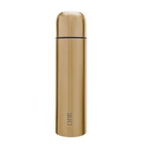 Garrafa Térmica Lyor de Aco Inox Bullet Dourada 500ml 5985