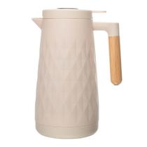 Garrafa Térmica Lyor New Diamond de Plástico Branca 1L