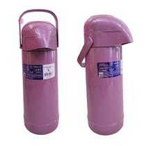 Garrafa térmica Magic Pump 1L Lilás Connect em plástico com Bomba de Pressão Termolar 57182