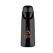 Garrafa Térmica Magic Pump Preto Decorado Coffee 1L Termolar Garrafa Térmica Magic Pump Preto Decorado Coffee 1L Termolar