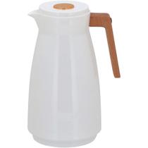 Garrafa Térmica Maison Home&Co 26x13x13cm Plástico Branco 1L para Mesa Posta Jantar e Ceia Garrafa Térmica Maison Home&Co 26x13x13cm Plástico Branco 1L para Mesa Posta Jantar e Ceia