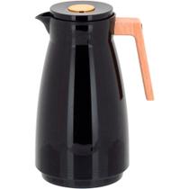 Garrafa Térmica Maison Preta Ampola de Vidro 1 Litro Garrafa Térmica Maison Preta Ampola de Vidro 1 Litro
