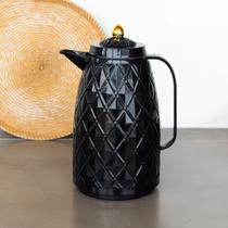 Garrafa Térmica Matelassê 1 L Preta Wolff - Design Sofisticado