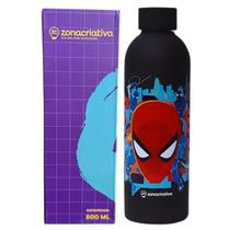 Garrafa Térmica Max 500ML Marvel Spider-Man Disney Vingadores Aço Inox Parede Dupla - Zona Criativa - 10073541