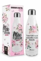 Garrafa termica metal neo 500ml mae te amo muito brasfoot