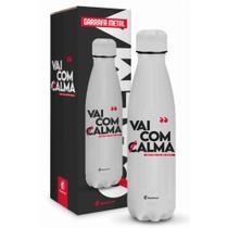 Garrafa térmica metal neo 500ml - vai com calma - BRASFOOT