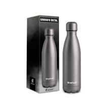 Garrafa Térmica Metal Neo Cinza Acetinado 500ml - Brasfoot