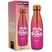 Garrafa Térmica Metalizada Neo 500ml Pode Ter Vinho Água Gelada