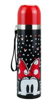 Garrafa Térmica Minnie Letras Preto 400ml - Disney Garrafa Térmica Minnie Letras Preto 400ml - Disney