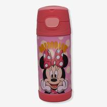 Garrafa Termica Minnie Mouse Alça De Mão Zona Criativa 350ml