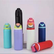 Garrafa Térmica Modelo Owala 600ml Aço Inox Stecris Original com Nome Personalizado Grátis Modelo Stecris