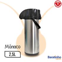 Garrafa Térmica Mônaco Unitermi 2,5 Litros Chá Café Leite