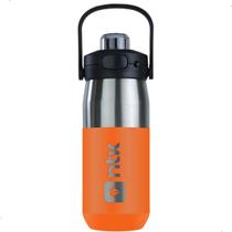 Garrafa Térmica Nautika 750ml 8h Quente 24h Gelada - Rosa Laranja Garrafa Térmica Nautika 750ml 8h Quente 24h Gelada - Rosa Laranja