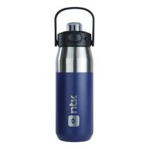 Garrafa térmica nautika isomax 750ml inox duplo azul alça Garrafa térmica nautika isomax 750ml inox duplo azul alça