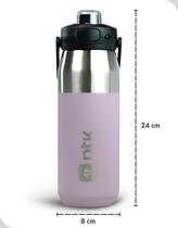 Garrafa Térmica Nautika NTK Isomax 750 ml Roxo Aço Inox Bike Trilha Camping