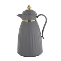 Garrafa Térmica New Arabic Cinza 1l Café Chá Botão Garrafa Térmica New Arabic Cinza 1l Café Chá Botão