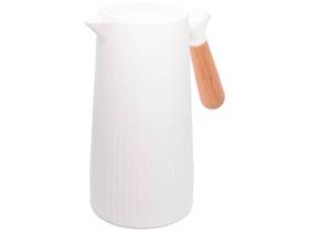Garrafa Térmica New Nórdica De Plástico Branca 1L - Wolff Garrafa Térmica New Nórdica De Plástico Branca 1L - Wolff