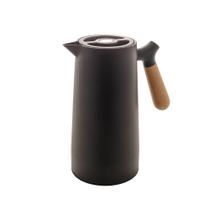 Garrafa Térmica Nórdica 1 Litro Para Chá e Café Com Cabo de Madeira