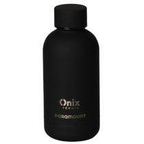 Garrafa Termica Onix Preta Silicone 350ml - Aço Inox - Paramount